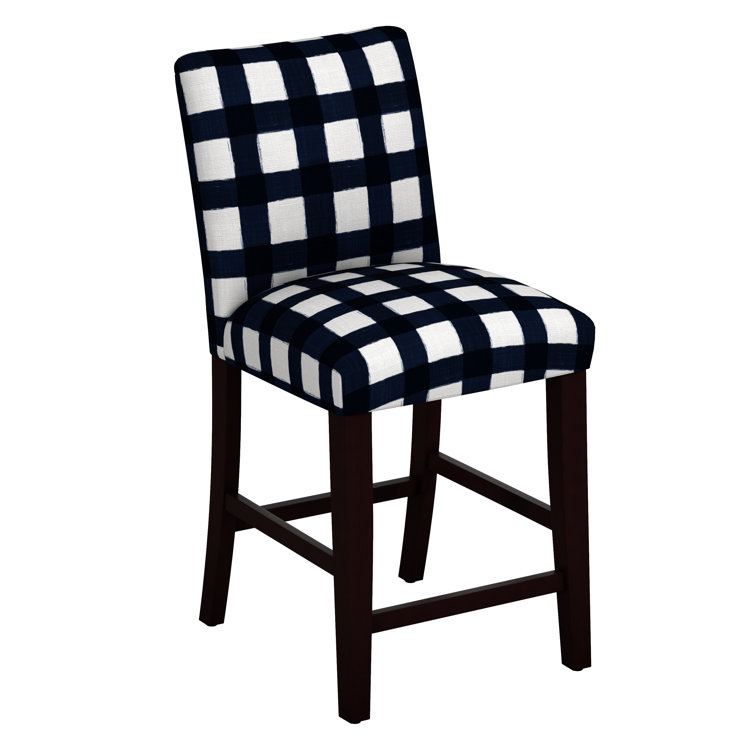 Black and white plaid best sale bar stools